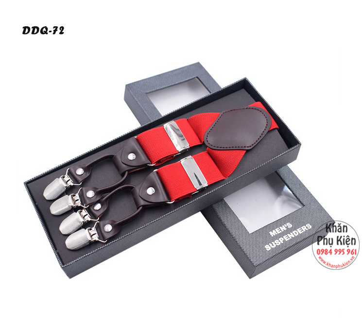 Dây Đeo Quần Chữ Y Nam - Mã DDQ72 (6 kẹp)