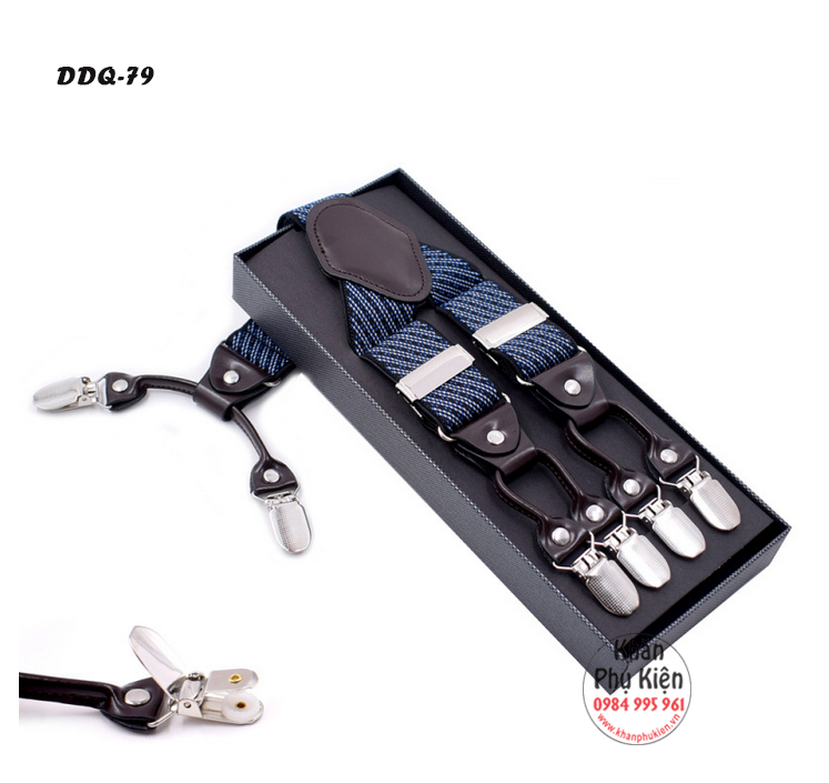 Dây Đeo Quần Chữ Y Nam - Mã DDQ79 (6 kẹp)
