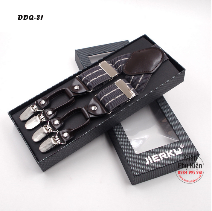 Dây Đeo Quần Chữ Y Nam - Mã DDQ81 (6 kẹp)