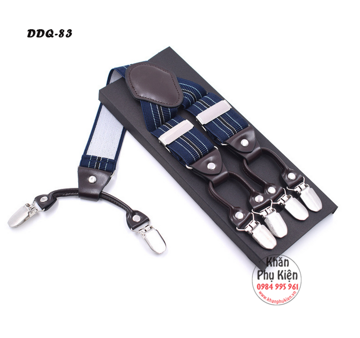 Dây Đeo Quần Chữ Y Nam - Mã DDQ83 (6 kẹp)