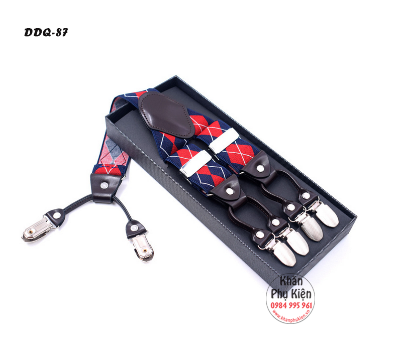 Dây Đeo Quần Chữ Y Nam - Mã DDQ87 (6 kẹp)