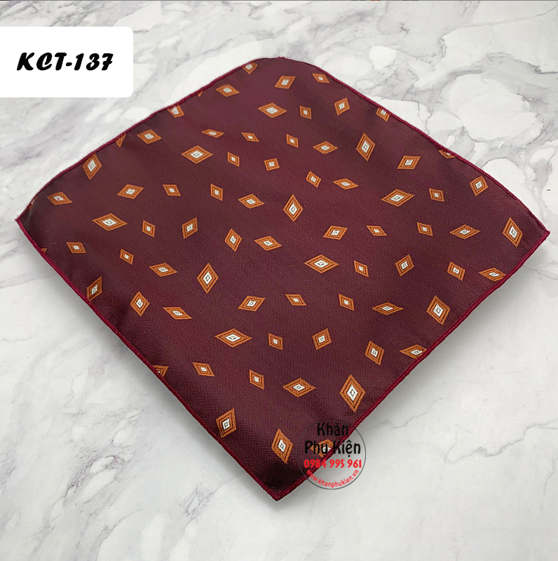 Pocket Square Khăn Cài Túi Áo Vest Nam (KCT137)