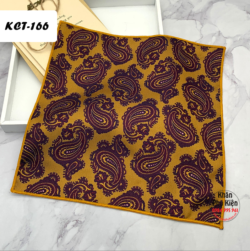 Pocket Square Khăn Cài Túi Áo Vest Nam (KCT166)