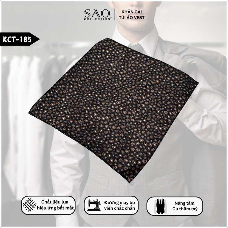 Pocket Square Khăn Cài Túi Áo Vest Nam (KCT185)