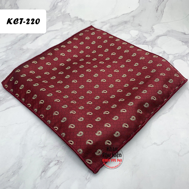Pocket Square Khăn Cài Túi Áo Vest Nam (KCT220)