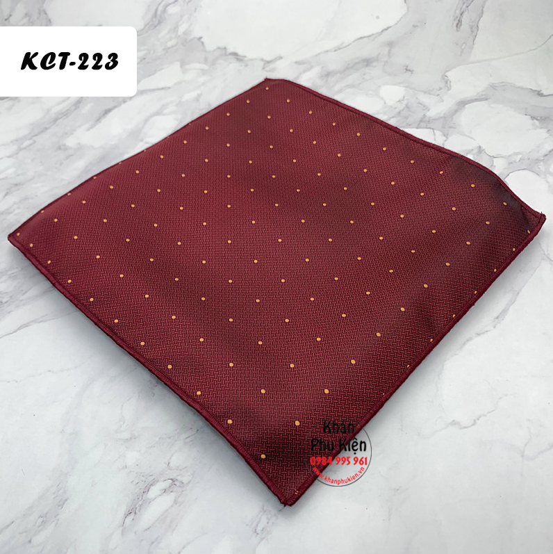 Pocket Square Khăn Cài Túi Áo Vest Nam (KCT223)