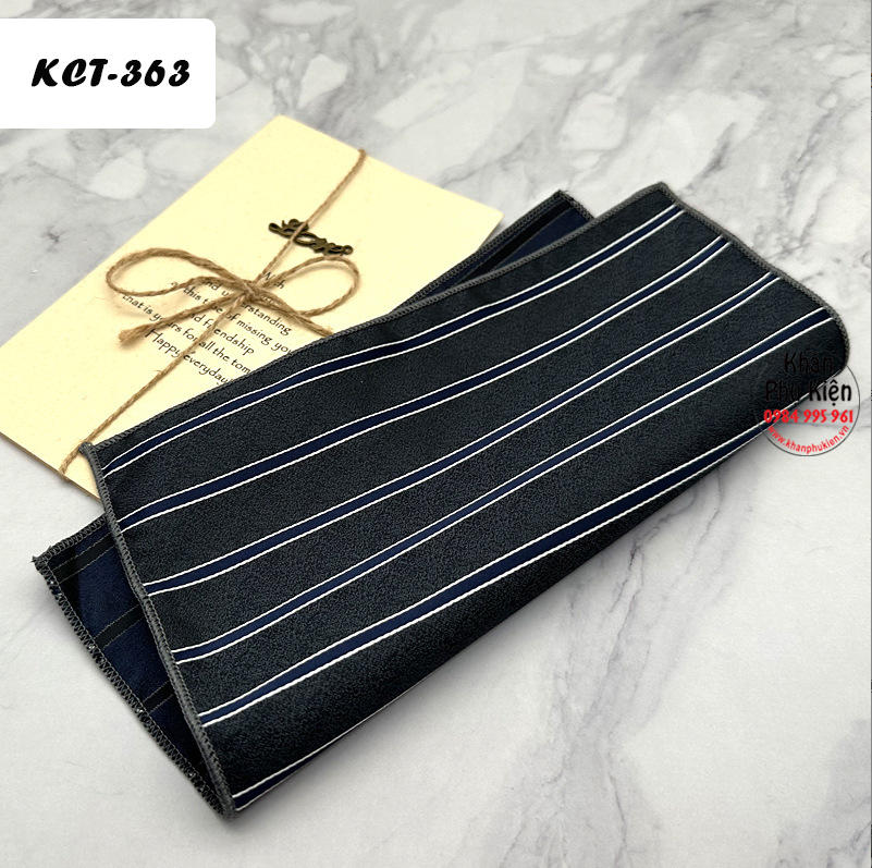 Pocket Square Khăn Cài Túi Áo Vest Nam (KCT363)