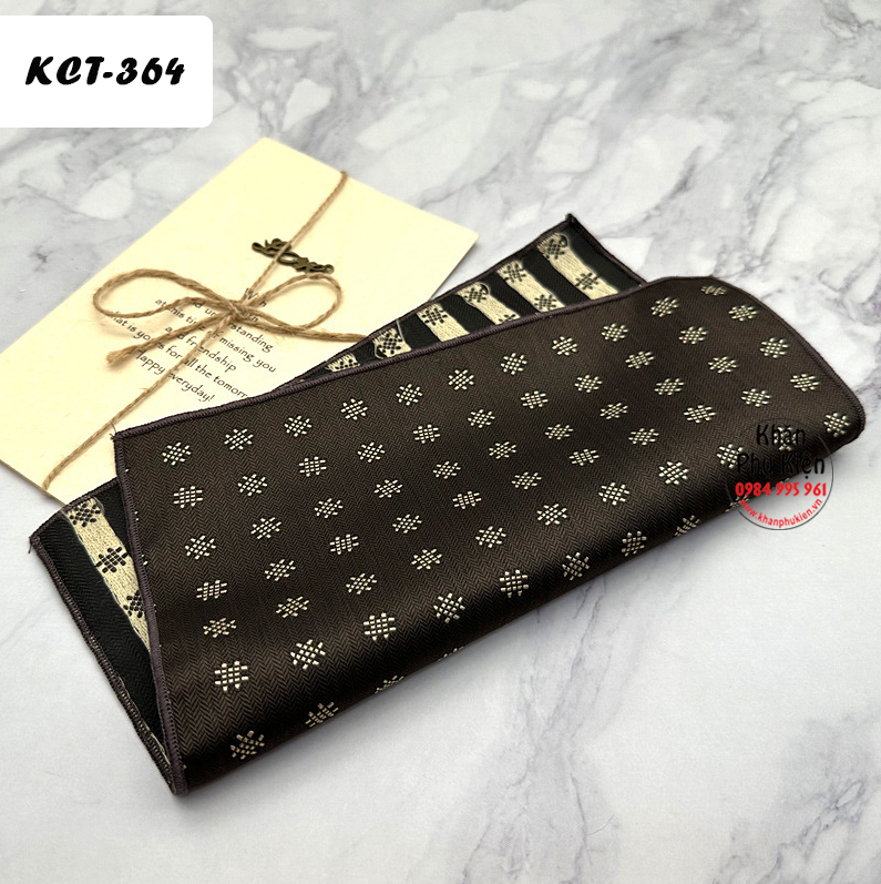 Pocket Square Khăn Cài Túi Áo Vest Nam (KCT364)