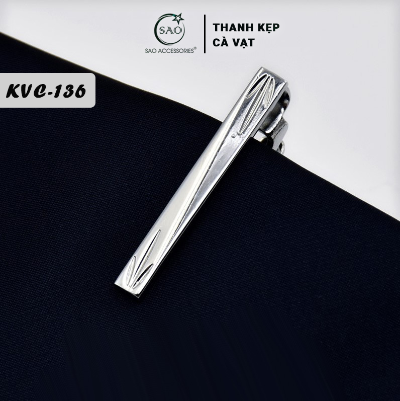Thanh Kẹp Cà Vạt 4cm (KCV136)