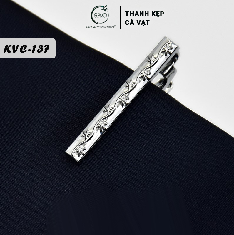 Thanh Kẹp Cà Vạt 4cm (KCV137)