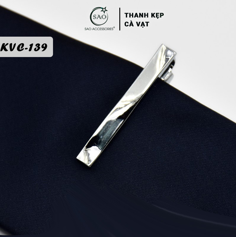 Thanh Kẹp Cà Vạt 4cm (KCV139)