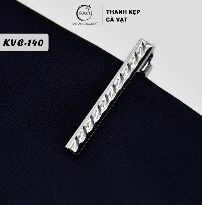 Thanh Kẹp Cà Vạt 4cm (KCV140)