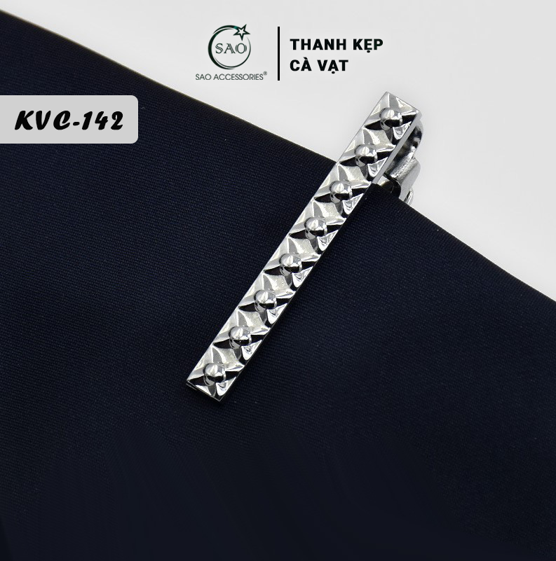 Thanh Kẹp Cà Vạt 4cm (KCV142)