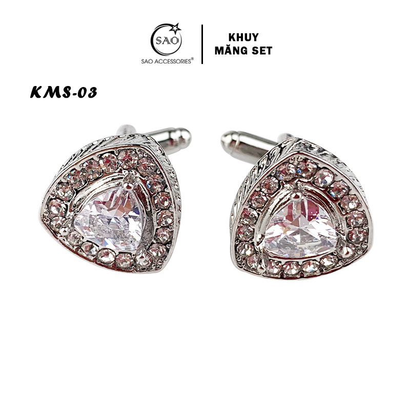Khuy Măng Set Tay Áo Sơ Mi Nam (KMS03)