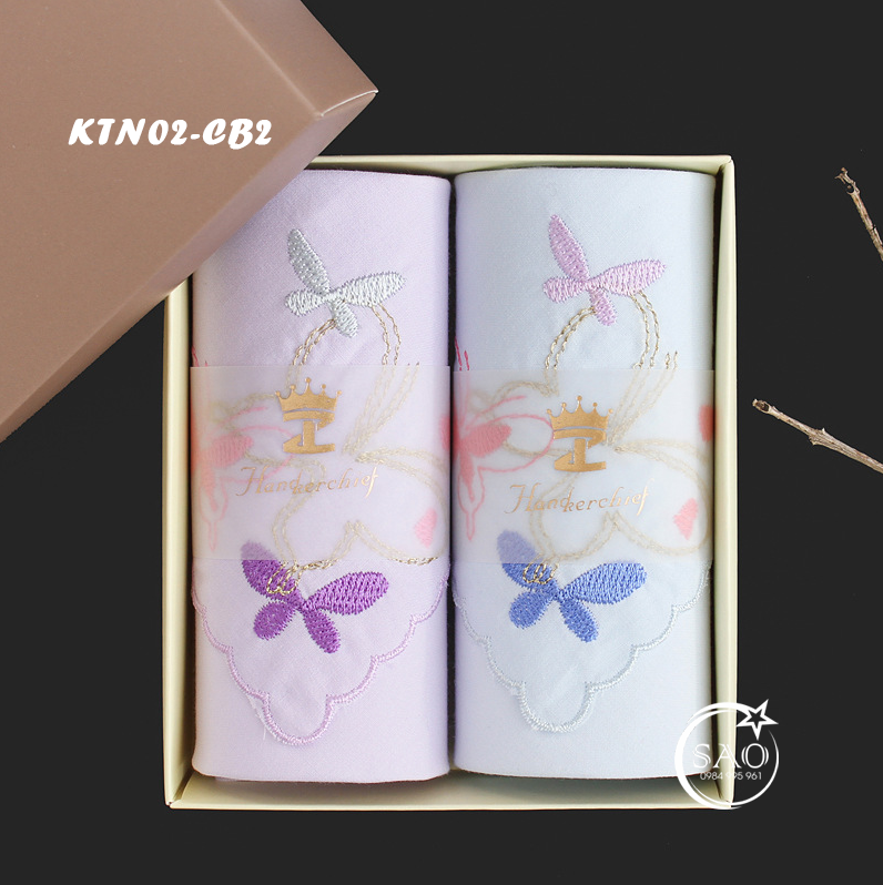 Khăn Mùi Xoa Khăn Tay Nữ (KTN02CB2)