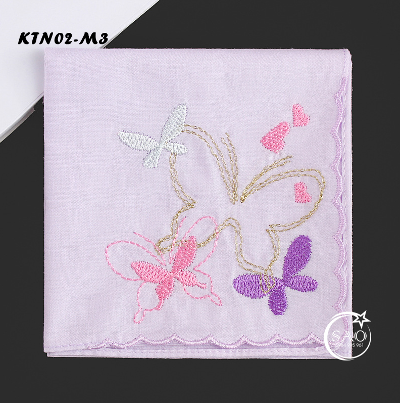 Khăn Mùi Xoa Khăn Tay Nữ (KTN02M3)