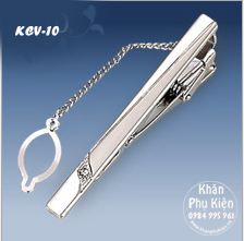 Kẹp Cà Vạt Màu Bạc - Mã KCV10 (6cm)