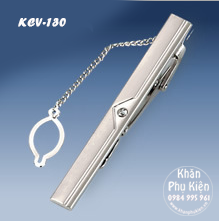 Kẹp Cà Vạt Màu Bạc - Mã KCV130 (6cm)