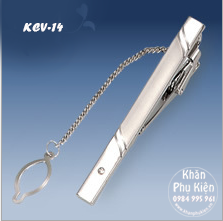 Kẹp Cà Vạt Màu Bạc - Mã KCV14 (6cm)