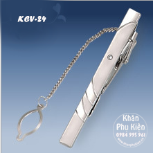 Kẹp Cà Vạt Màu Bạc - Mã KCV24 (6cm)