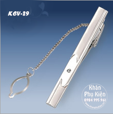 Kẹp Cà Vạt Màu Bạc - Mã KCV29 (6cm)