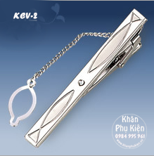 Kẹp Cà Vạt Màu Bạc - Mã KCV2 (6cm)