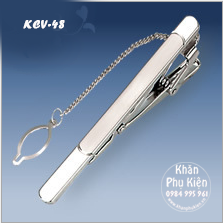 Kẹp Cà Vạt Màu Bạc - Mã KCV48 (6cm)