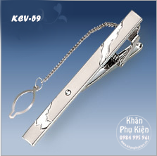 Kẹp Cà Vạt Màu Bạc - Mã KCV59 (6cm)