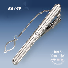 Kẹp Cà Vạt Màu Bạc - Mã KCV89 (6cm)