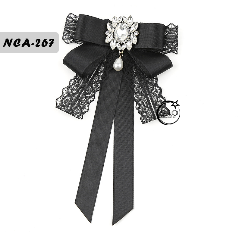 Nơ Cài Áo Nữ Thiết Kế Cao Cấp (NCA267)