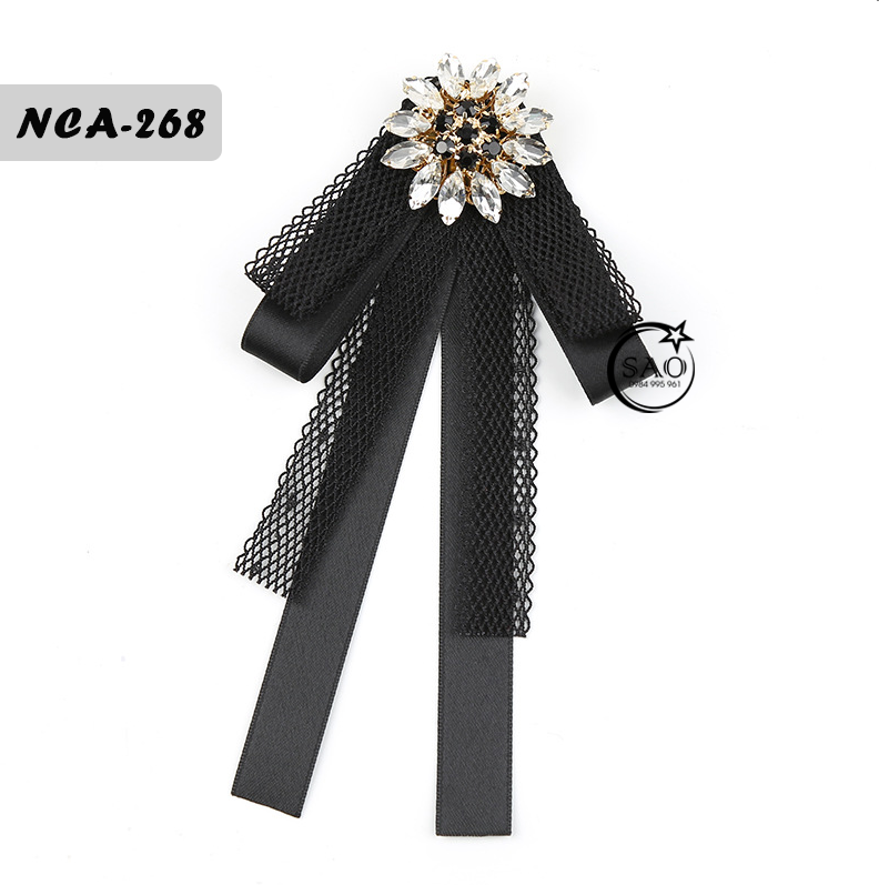Nơ Cài Áo Nữ Thiết Kế Cao Cấp (NCA268)