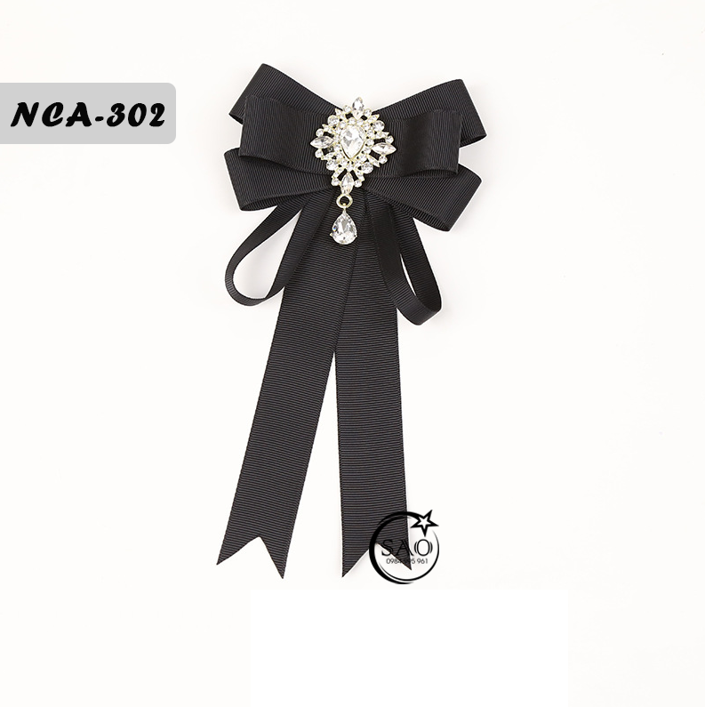Nơ Cài Áo Nữ Thiết Kế Cao Cấp (NCA302)