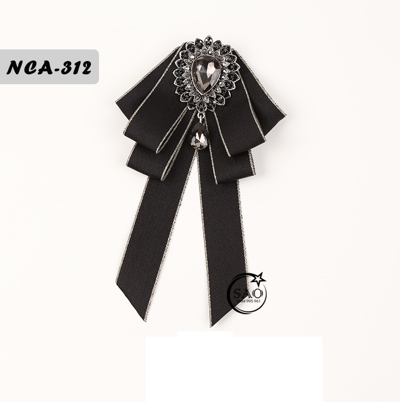 Nơ Cài Áo Nữ Thiết Kế Cao Cấp (NCA312)