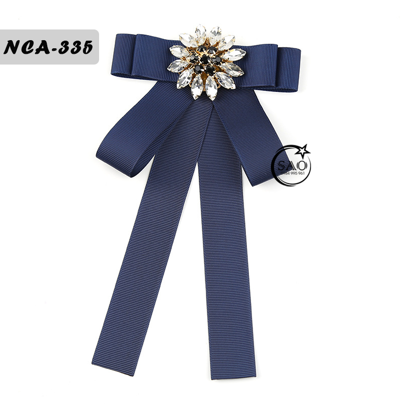 Nơ Cài Áo Nữ Thiết Kế Cao Cấp (NCA335)