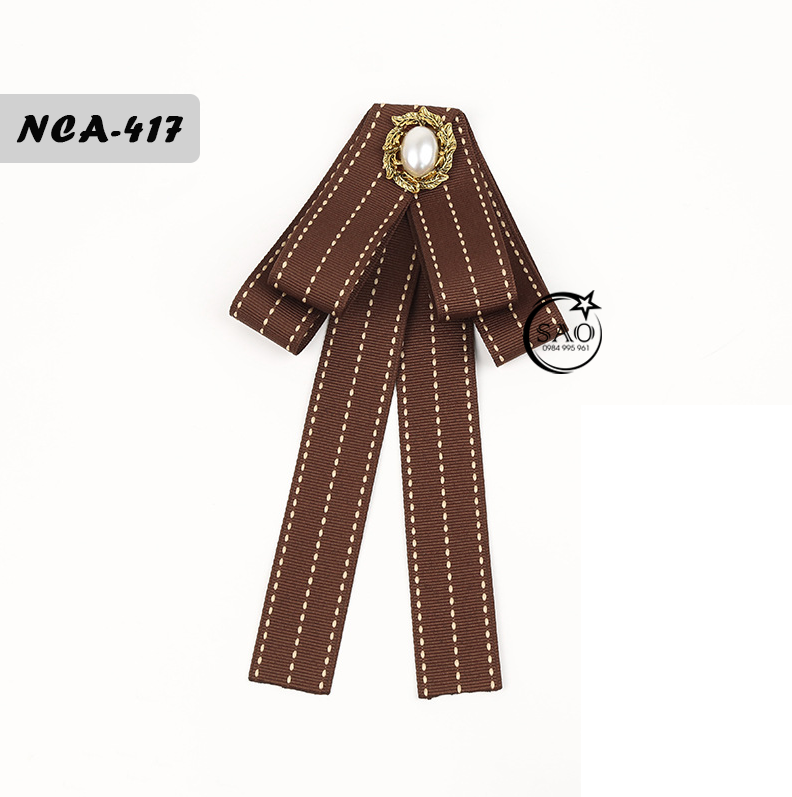 Nơ Cài Áo Nữ Thiết Kế Cao Cấp (NCA417)