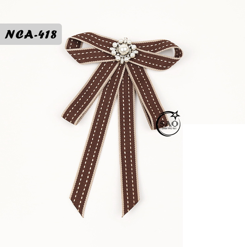 Nơ Cài Áo Nữ Thiết Kế Cao Cấp (NCA418)