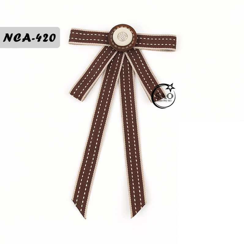 Nơ Cài Áo Nữ Thiết Kế Cao Cấp (NCA420)