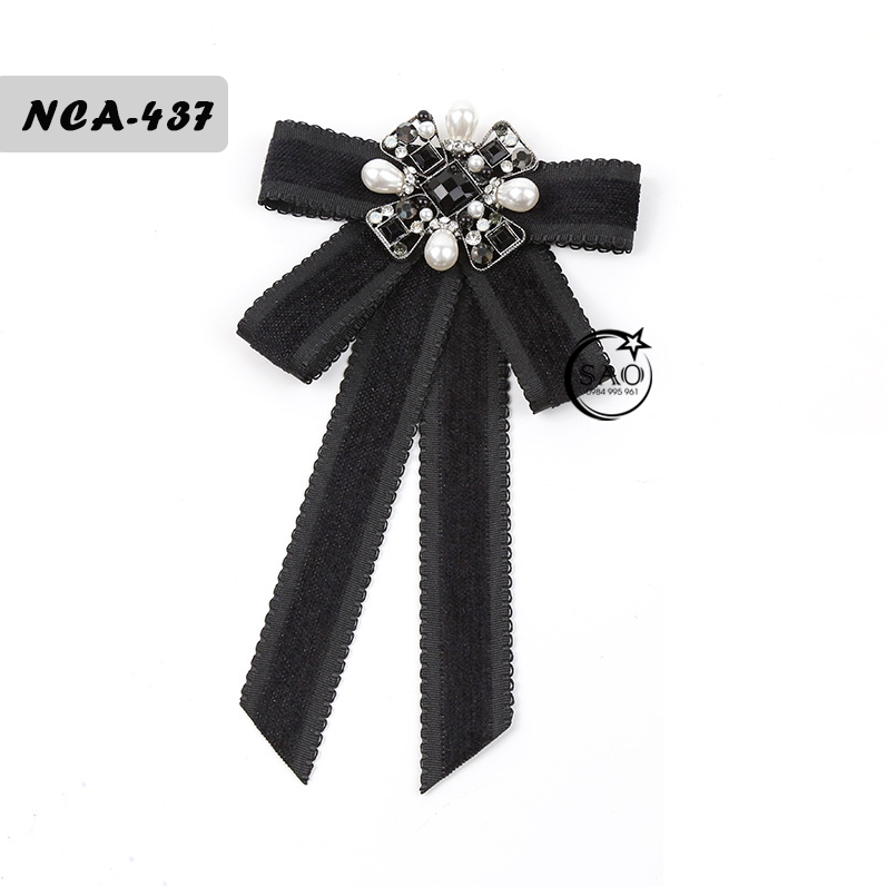 Nơ Cài Áo Nữ Thiết Kế Cao Cấp (NCA437)