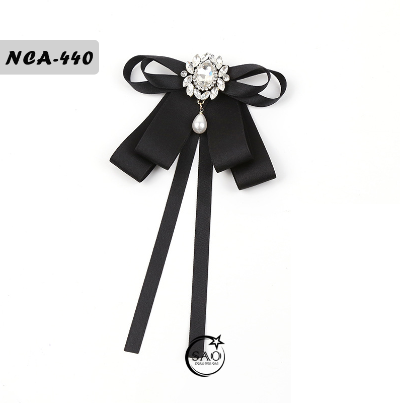 Nơ Cài Áo Nữ Thiết Kế Cao Cấp (NCA440)