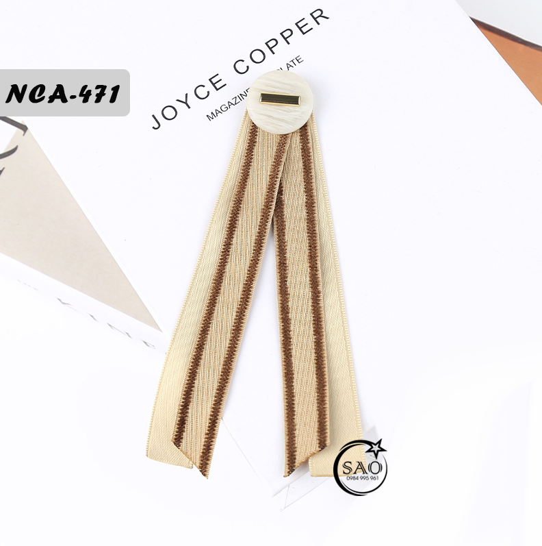 Nơ Cài Áo Nữ Thiết Kế Cao Cấp (NCA471)