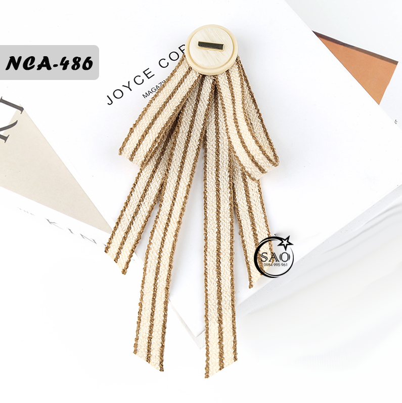 Nơ Cài Áo Nữ Thiết Kế Cao Cấp (NCA486)