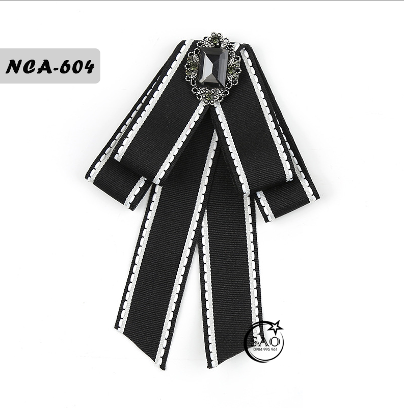 Nơ Cài Áo Nữ Thiết Kế Cao Cấp (NCA604)