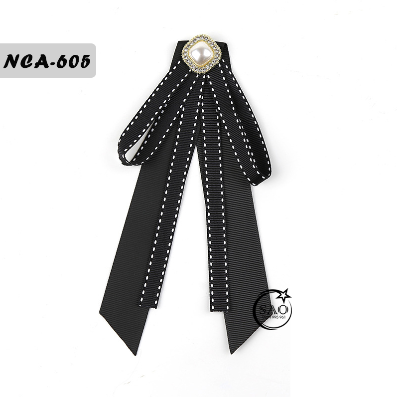 Nơ Cài Áo Nữ Thiết Kế Cao Cấp (NCA605)