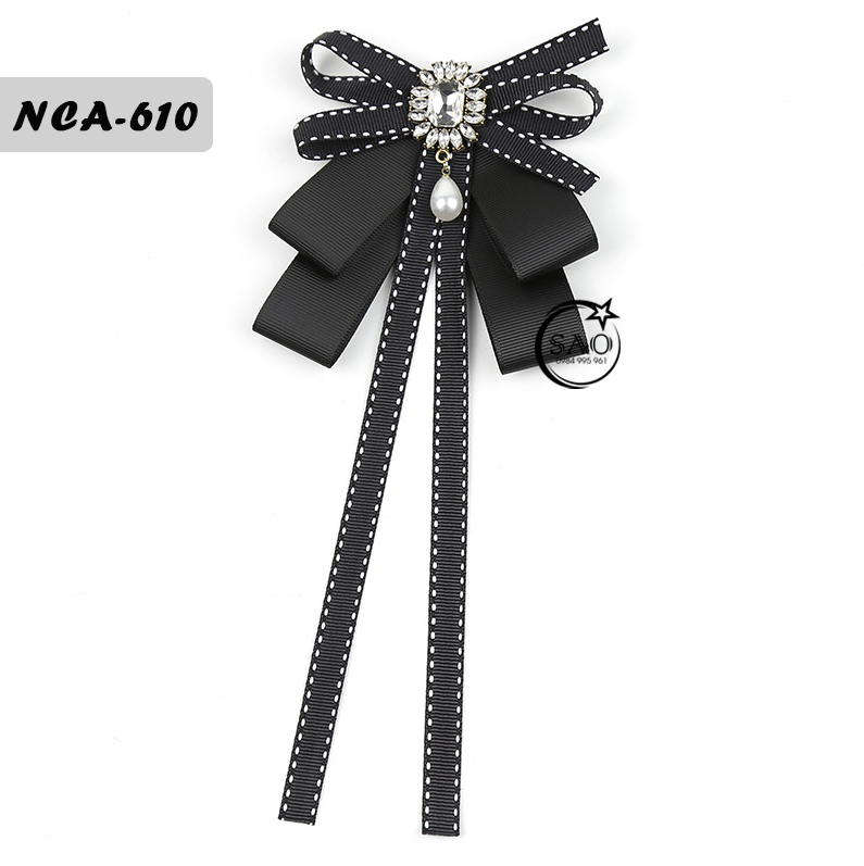 Nơ Cài Áo Nữ Thiết Kế Cao Cấp (NCA610)