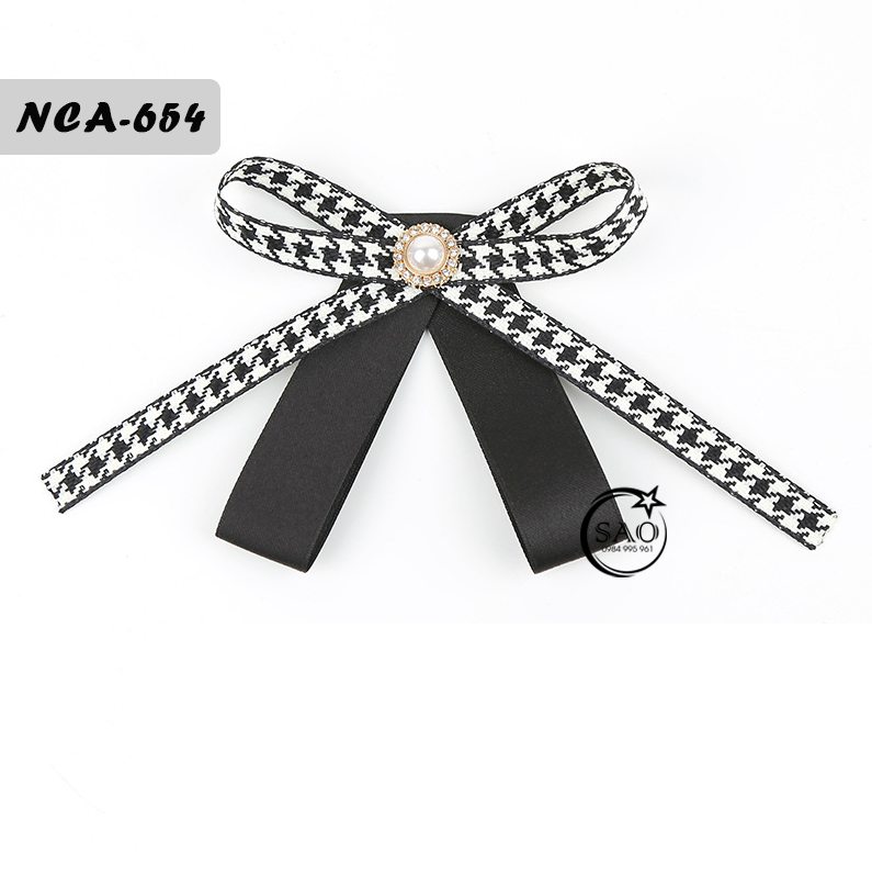 Nơ Cài Áo Nữ Thiết Kế Cao Cấp (NCA654)