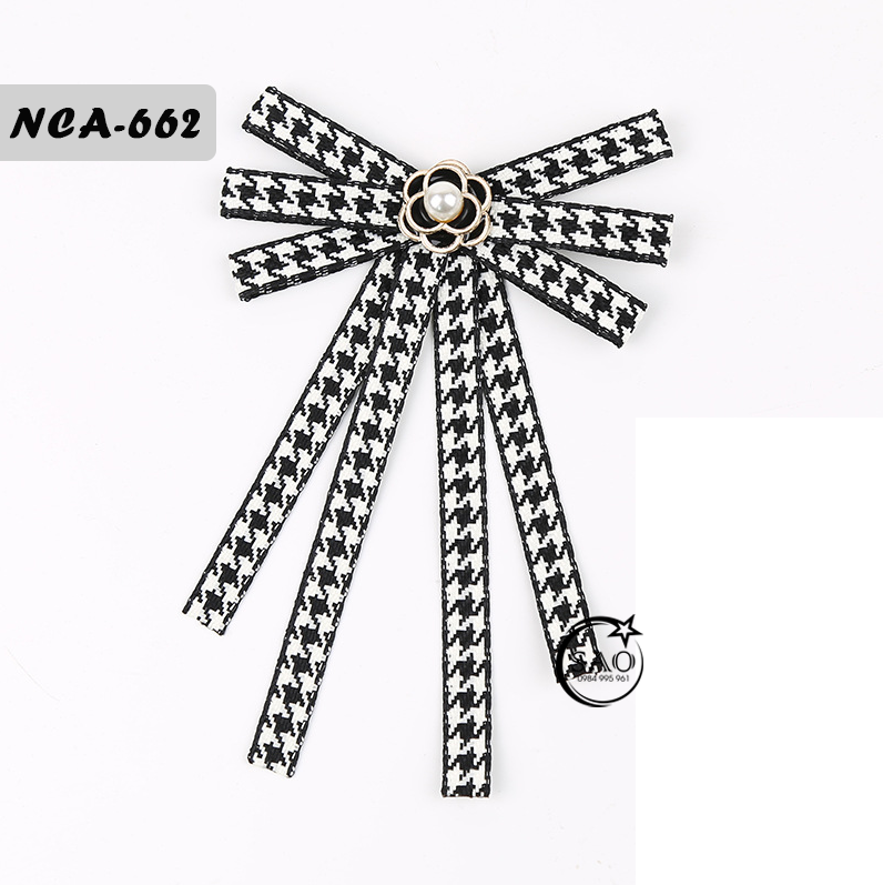 Nơ Cài Áo Nữ Thiết Kế Cao Cấp (NCA662)