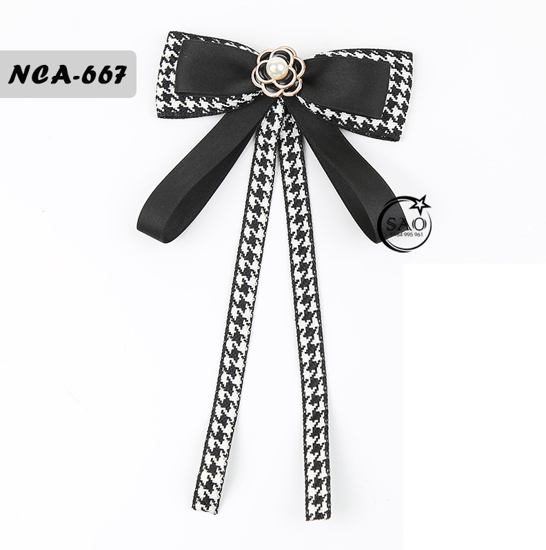 Nơ Cài Áo Nữ Thiết Kế Cao Cấp (NCA667)