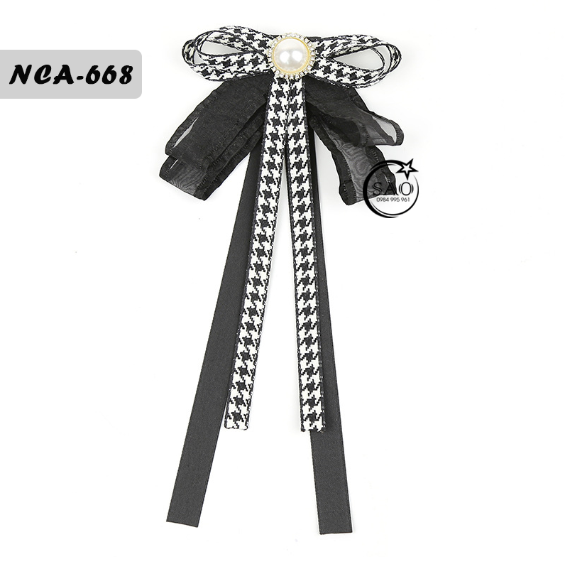 Nơ Cài Áo Nữ Thiết Kế Cao Cấp (NCA668)
