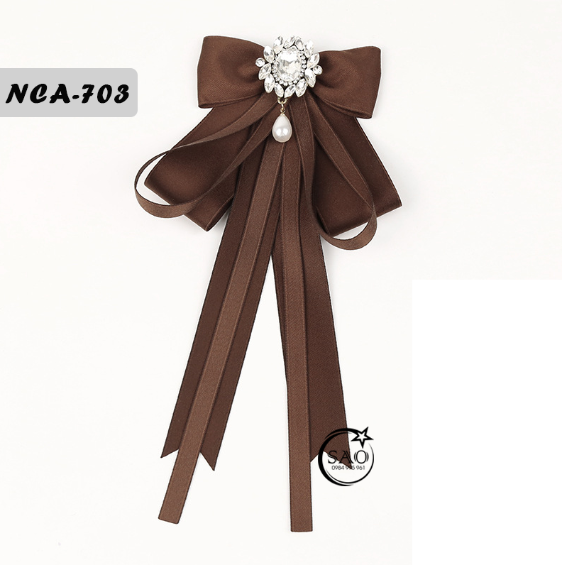 Nơ Cài Áo Nữ Thiết Kế Cao Cấp (NCA703)