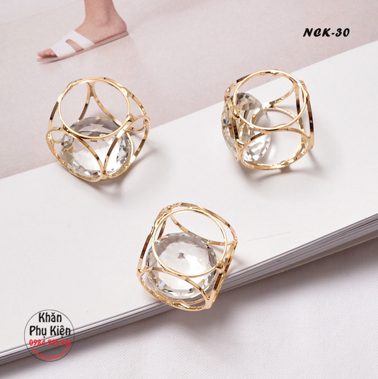 Phụ Kiện Thắt Khăn Lụa (NCK30)